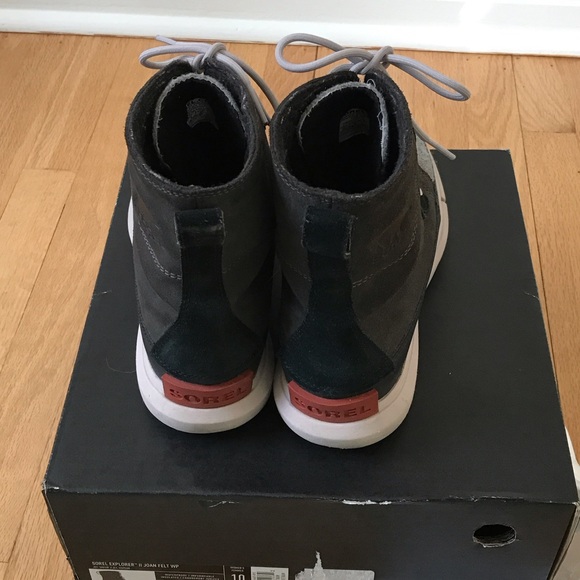 Sorel Explorer II Joan Felt waterproof Sz 10 with box❄️☃️🛷